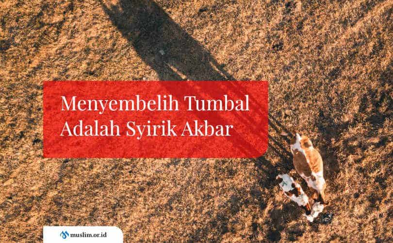 Menyembelih Tumbal Adalah Syirik Akbar
